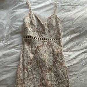 Tobi After Dark Lace Bodycon Dress XS